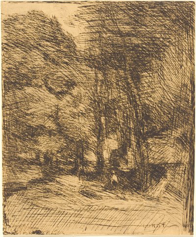 Souvenir of Bas-Breau by Jean Baptiste Camille Corot