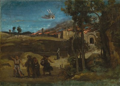 Study for The Destruction of Sodom, 1843 by Jean Baptiste Camille Corot