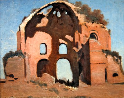 Temple of Minerva Medica, Rome by Jean Baptiste Camille Corot