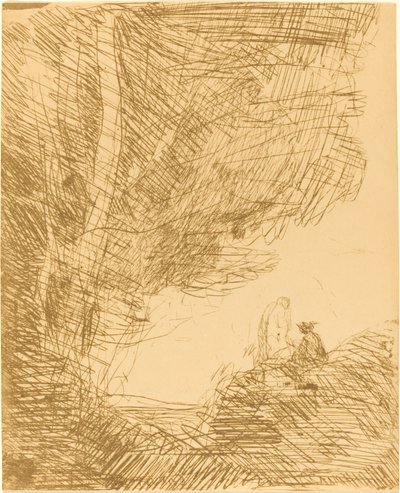 The Poet and His Muse by Jean Baptiste Camille Corot