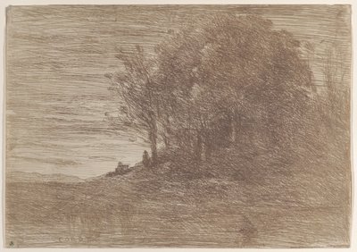 The Woods of the Hermit by Jean Baptiste Camille Corot