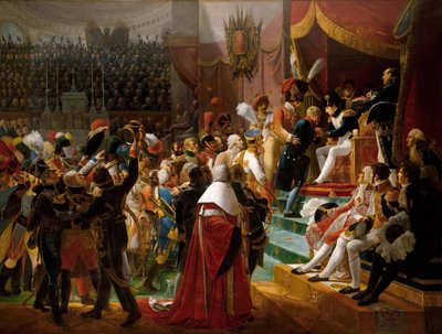 First Distribution of the Legion of Honor Decorations in the Church of the Invalides, July 14, 1804 by Jean Baptiste Debret