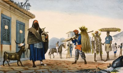 Colored Lithographs by Jean Baptiste Debret