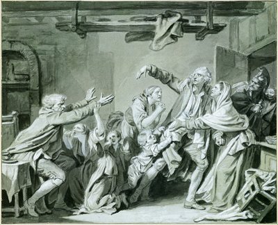 A Father Curses His Ungrateful Son by Jean Baptiste Greuze