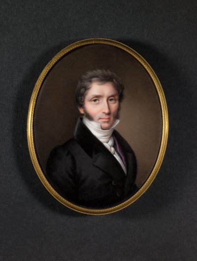 Man in Dark Coat by Jean Baptiste Joseph Duchesne