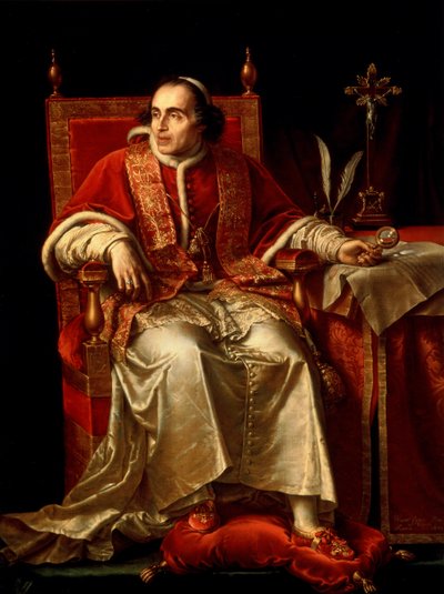 Portrait of Pope Pius VII by Jean Baptiste Joseph Wicar