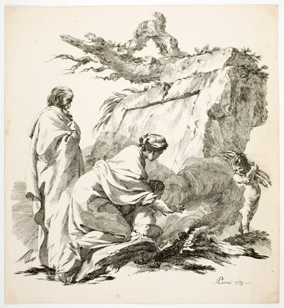 The Flight into Egypt by Jean Baptiste Marie Pierre