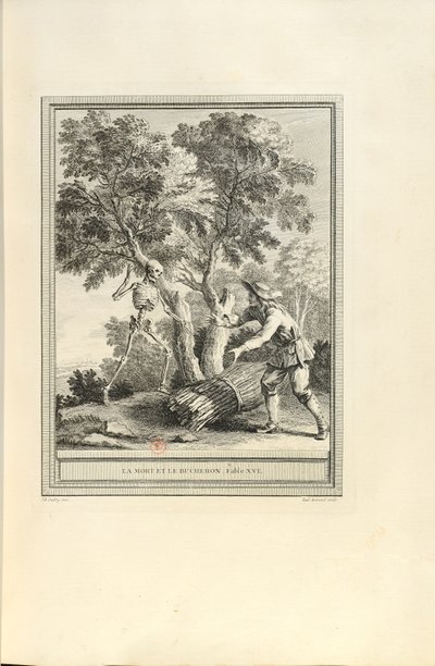 The Death and the Woodcutter by Jean Baptiste Oudry