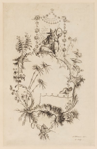 Plate 3, from A New Book of Chinese Ornaments by Jean Baptiste Pillement
