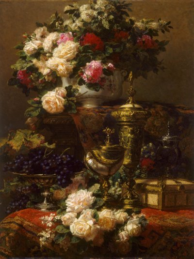 Flowers and Fruit by Jean Baptiste Robie