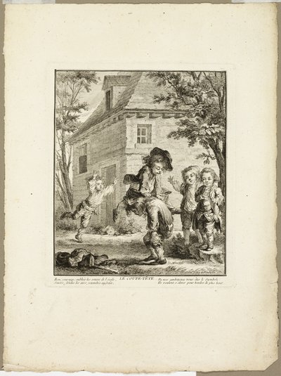 Leap Frog, from The Games of the Urchins of Paris by Jean Baptiste Tilliard I