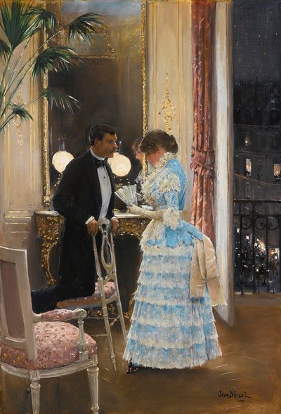 A Conversation by Jean Beraud