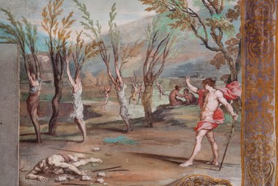 Bacchus Transforms the Bacchantes into Trees, Guilty of Having Cut Orpheus