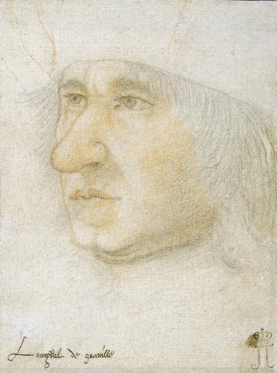Portrait of Louis Malet de Graville, Admiral of France by Jean Bourdichon