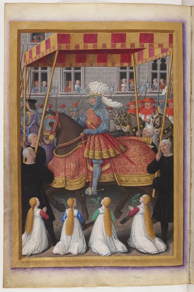 Voyage to Genoa by Jean Bourdichon
