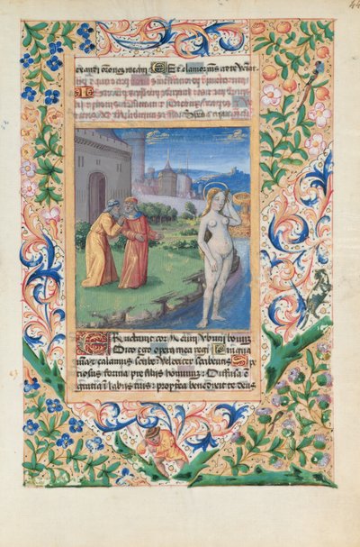 Susannah and the Elders by Jean Colombe