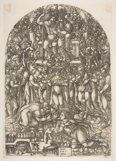 An Innumerable Multitude which Stands before the Throne, from the Apocalypse by Jean Duvet