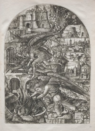 The Apocalypse: Satan Bound for a Thousand Years, 1546-1555 by Jean Duvet