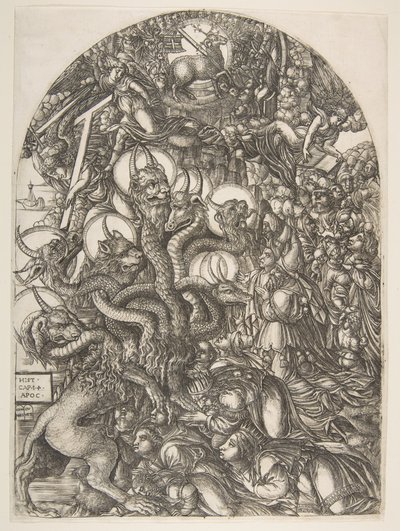 The Beast with Seven Heads and Ten Horns, from the Apocalypse by Jean Duvet
