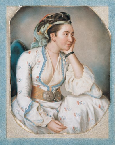 Woman in Turkish Dress by Jean Étienne Liotard