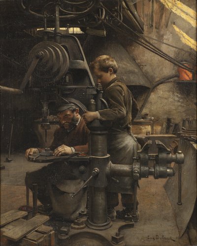 Un Patron or The Lesson of the Apprentice by Jean Eugene Buland