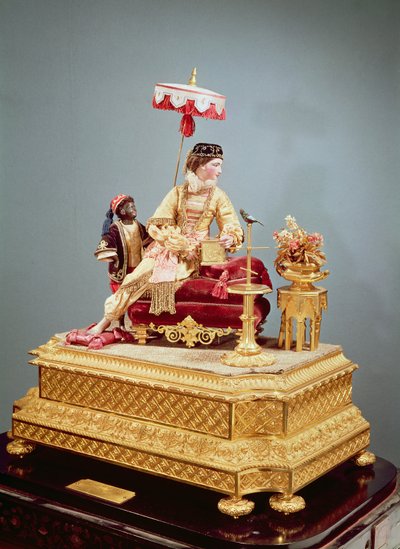 Automaton of The Singing Lesson, 1844 by Jean Eugene Robert