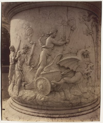 Versailles, Abduction of Proserpina by Pluto by Girardon (detail) by Jean Eugène Auguste Atget