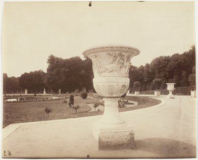 Versailles, Vase by Cornu by Jean Eugène Auguste Atget