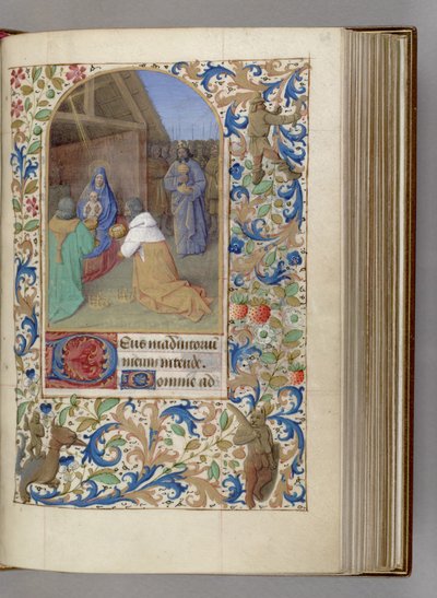 The Adoration of the Magi Book of Hours by Jean Fouquet