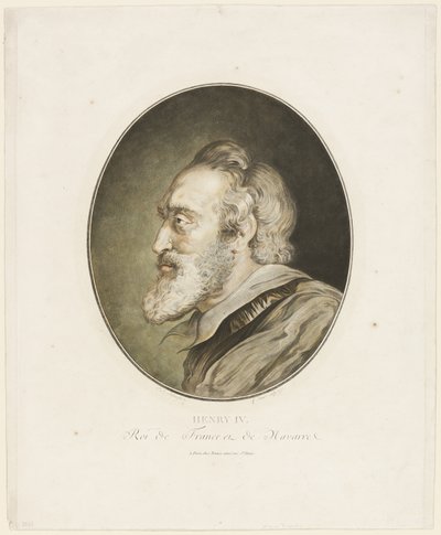 Henry IV, King of France and Navarre by Jean Francois Janinet