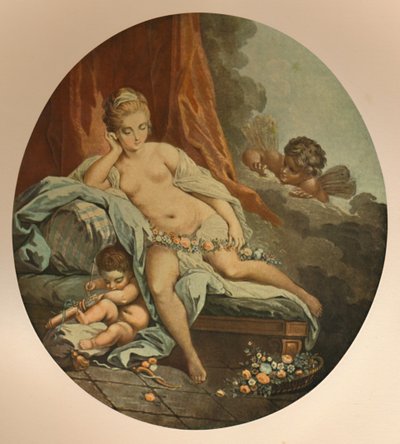 Venus in Thought by Jean Francois Janinet