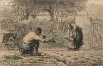 First Steps by Jean Francois Millet