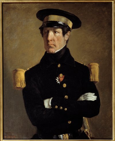 Portrait of Lieutenant Pierre Claude Aimable Gachot by Jean Francois Millet