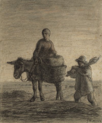 The Departure for Work by Jean Francois Millet