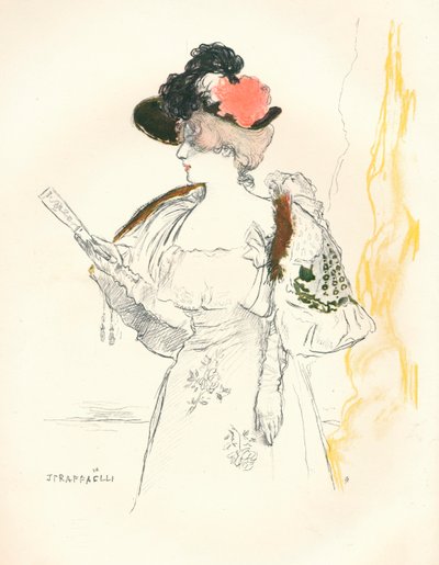 From a Sketch in Lead Pencil and Water-Colour, 1901 by Jean Francois Raffaelli