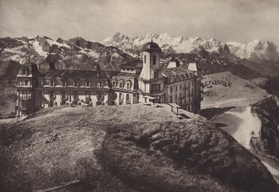 Hotel Rigi Kulm, View of Bernese Alps by Jean Gaberell