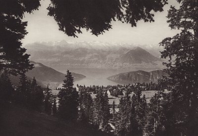 Rigi Kaltbad, View of Lake Lucerne by Jean Gaberell