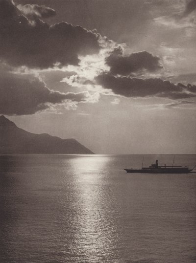 Switzerland: Lake Geneva, Evening by Jean Gaberell