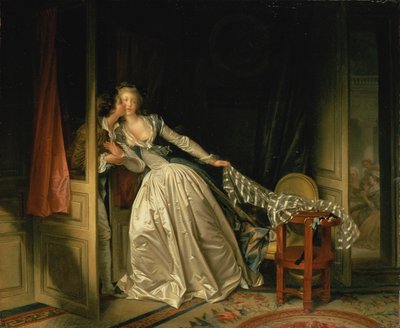 The Stolen Kiss by Jean Honore Fragonard