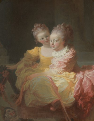 The Two Sisters by Jean Honore Fragonard