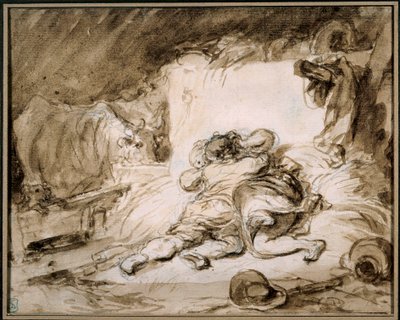 The Stable by Jean Honore Fragonard