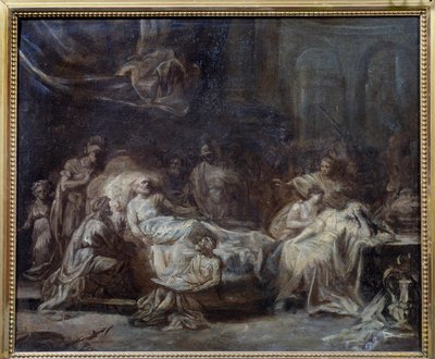 The Will: Family Reunited Around an Old Man Dictating His Will by Jean Honore Fragonard