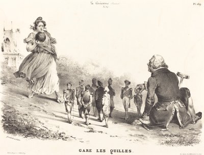 Beware the Skittles by Jean Ignace Isidore Grandville