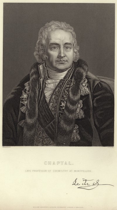 Portrait of Jean-Antoine Chaptal by Jean Jacques Francois Monanteuil
