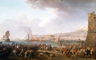 Entry of the French Army Commanded by General Championet in Naples, 21/01/1799 (Painting by Taurel Jean Jacques François, 1799, Castles of Versailles and Trianon) by Jean Jacques Francois Taurel