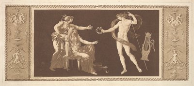 Apollo Crowning the Arts, from Recueil de Différentes Compositions by Jean Jacques Lagrenee