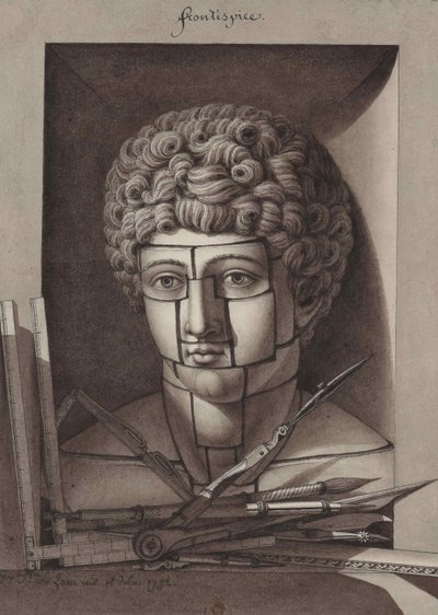 Frontispiece of the New Method Applied to the Elementary Principles of Drawing by Jean Jacques Lequeu