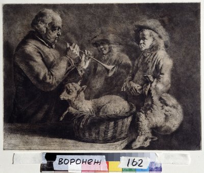 The Oboist by Jean Jacques de Boissieu
