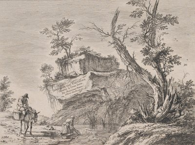Title-Page to a Series of Ten Landscapes, 1763 by Jean Jacques de Boissieu