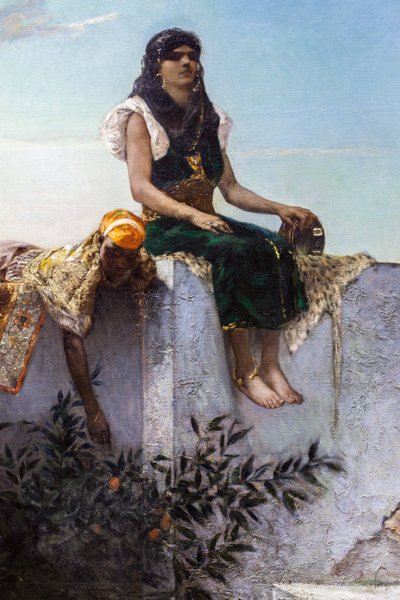 Evening on the Terraces (Morocco) by Jean Joseph Benjamin Constant